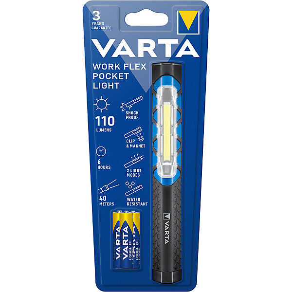 VARTA Work Flex Pocket Light 3AAA mit Batterien 17647